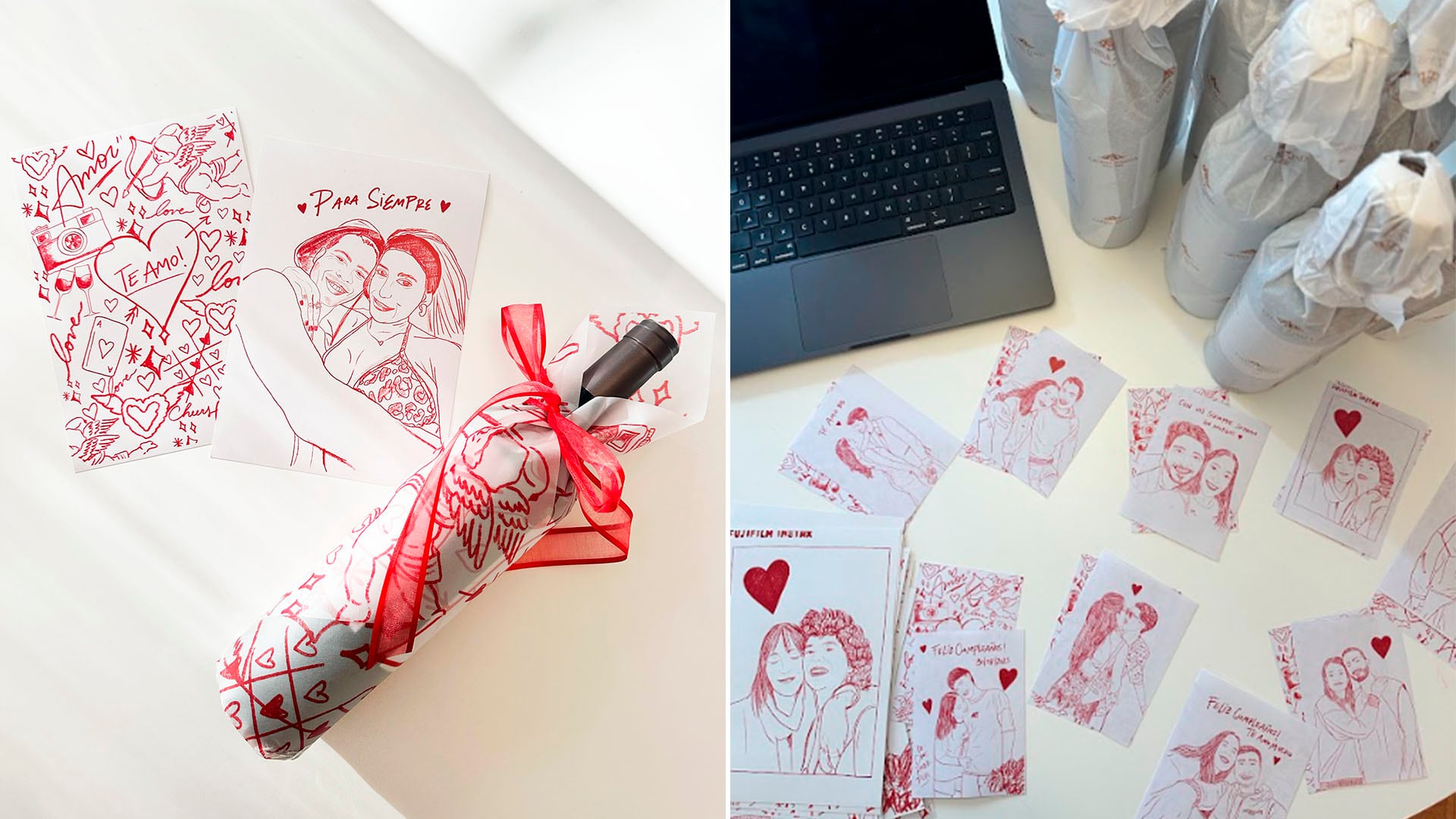 El proyecto de vinos personalizados nació como un gesto íntimo y se transformó en un fenómeno de ventas impulsado por redes sociales (CamGom)