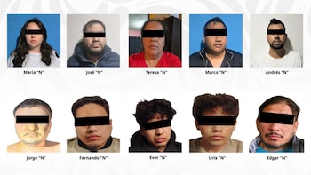 Marina, SSPC y FGR detienen a 10 personas tras 12 cateos contra célula de robo de transporte y secuestro en Michoacán