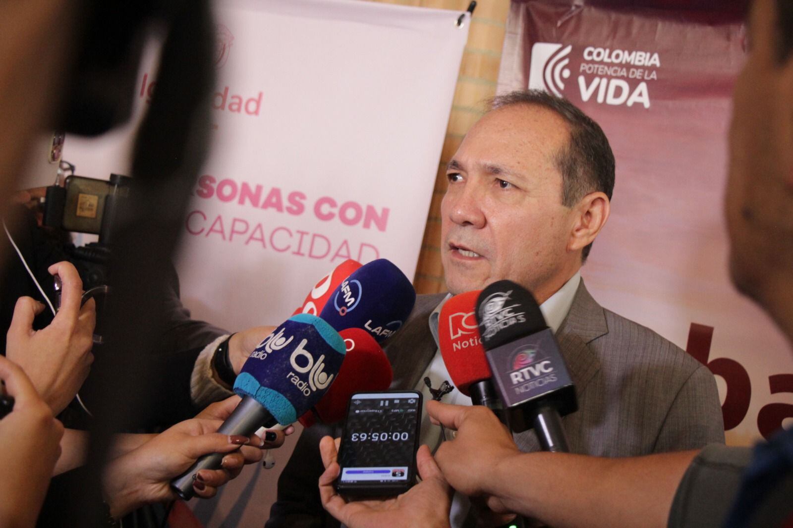 Antonio Sanguino, ministro del Trabajo, es optimista con el trámite de la reforma pensional y espera que la Corte Constitucional le entregue su aval para que entre en vigor - crédito Ministerio del Trabajo