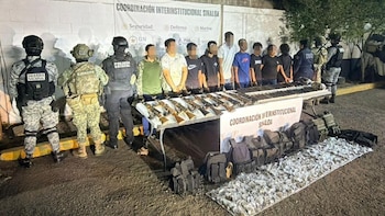 Capturan a grupo de sicarios atrincherados en una casa de Sinaloa: cuatro son colombianos y uno cubano