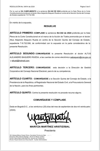 Esta es la resolución con