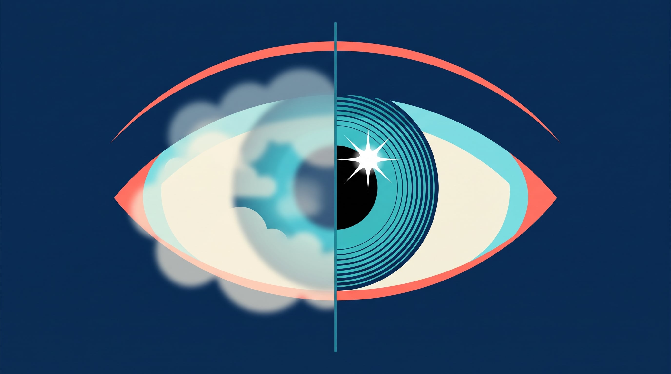 Las cataratas se vuelven más comunes después de los 40 años y surgen cuando el cristalino del ojo pierde transparencia (Imagen Ilustrativa Infobae)