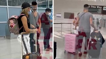 Rocio Oliva durante un viaje