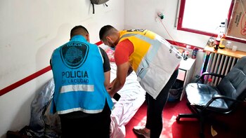 Allanamiento: una de las habitaciones