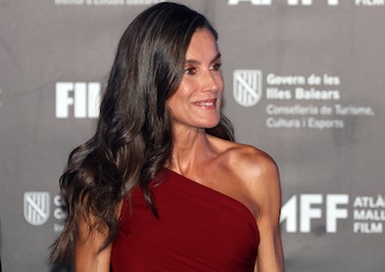 La reina Letizia durante la clausura de la 16ª edición del “Atlàntida Mallorca Film Fest 2025. Raúl Terrel / Europa Press