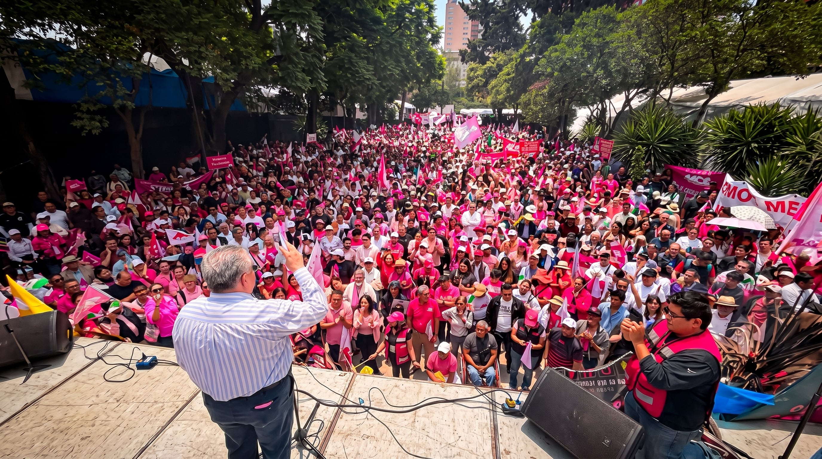Somos México celebró su registro como partido político nacional entre consignas y promesas de apertura ciudadana.