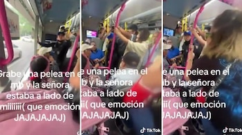 La discusión ocurrió en una zona especialmente diseñada para garantizar la seguridad de personas con movilidad reducida.