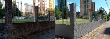 fachadas vandalizadas - recuperación