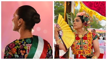 Balean casa de Elvis Guerra, diseñador muxe que hizo el vestido de Sheinbaum para el Grito de Independencia