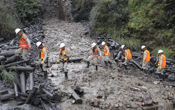 Deslizamiento de cerro en Quiruvilca, La Libertad.