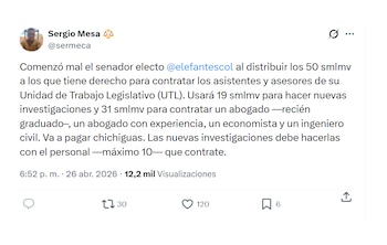 Exmiembro de la UTL de Berenice Bedoya opinó sobre propuesta de 'Elefante Blanco'