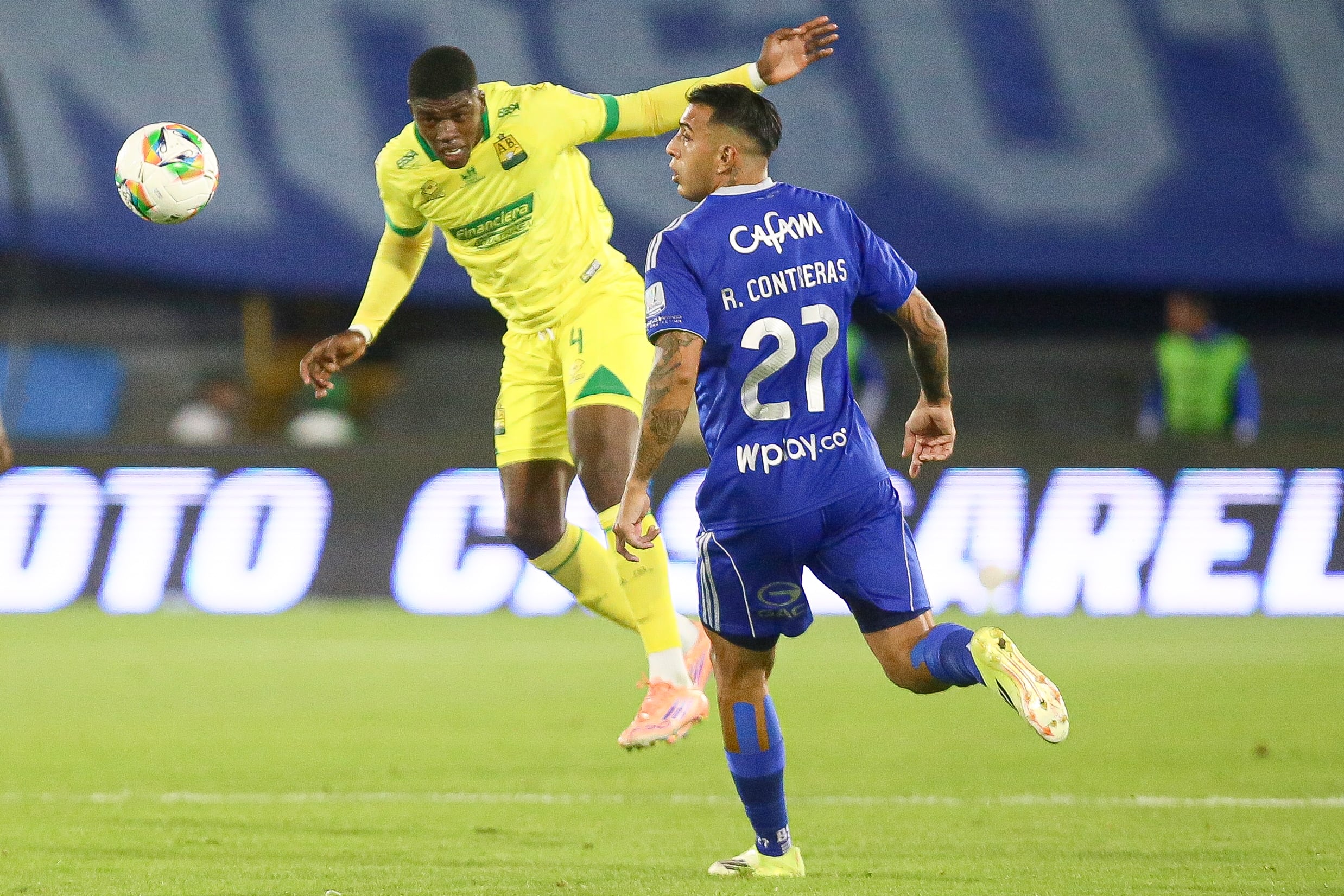 En el segundo tiempo, Millonarios y Bucaramanga empatan sin goles en el estadio El Campín - crédito Colprensa