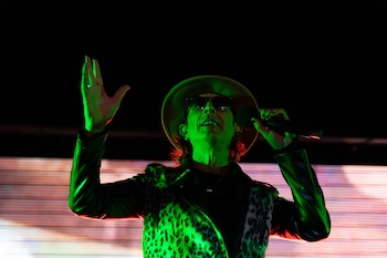 El cantautor se mostró feliz