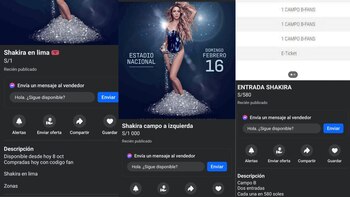 Shakira llega a Perú y