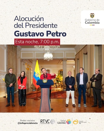 Gustavo Petro, presidente de Colombia,
