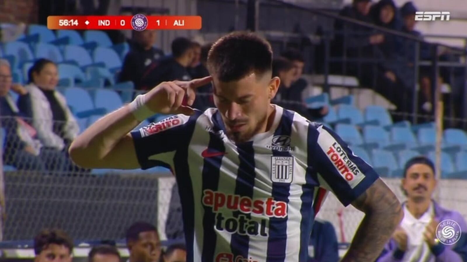 Golazo de Alan Cantero para 1-0 en Alianza Lima vs Independiente por Serie Río de La Plata 2026