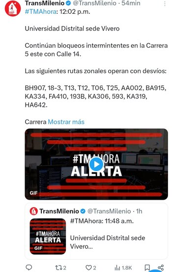 Así se comportan las diferentes