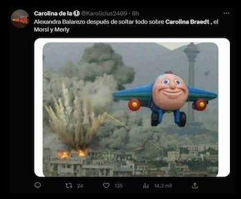 Reacción en redes. (Twitter)