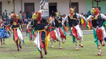 Danzas, máscaras y devoción, el Corpus Christi en Panamá se celebra en Parita