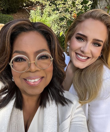 Adele con Oprah Winfrey (@cbstv)