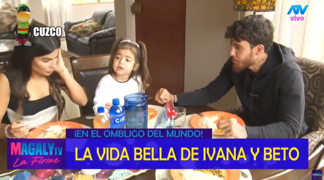 Ivana Yturbe muestra cómo es su nueva vida en Cusco con Beto Da Silva y su hija. (Magaly TV La Firme)
