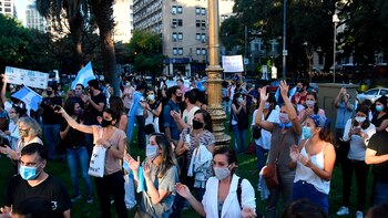 Los padres esperaban ser recibidos