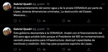 Quadri aseguró que AMLO quiere