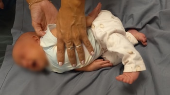 La recién nacida permaneció internada