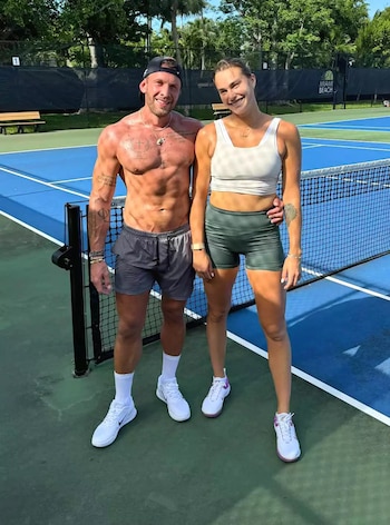 Aryna Sabalenka y su novio
