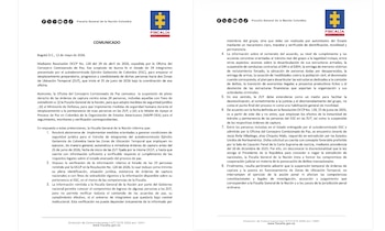 La Fiscalía General de la Nación se abstuvo de suspender las órdenes de captura de 29 integrantes del EGC - crédito @FiscaliaCol/X