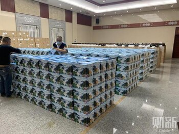 Las urnas apiladas en una