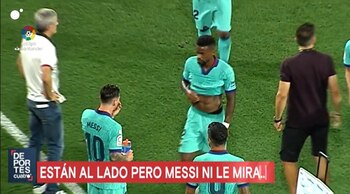 messi quique setién