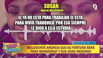 Hija de Melcochita hizo singular