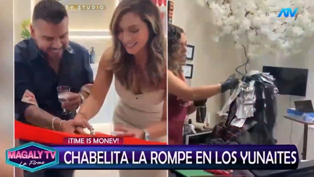 De la televisión a los negocios: ‘Chabelita’ abre su propio salón en Estados Unidos y cuenta cómo vive ahora. Captura: Magaly TV La Firme.