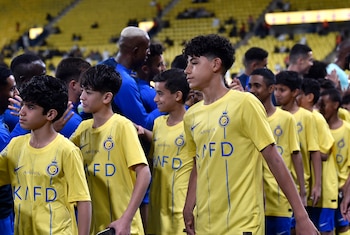 Cristiano Ronaldo Jr. juega en las categorías menores del Al-Nassr con 15 años-crédito Yazeed Aldhawaihi/REUTERS