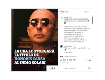 El anuncio de la UBA