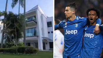 Los lujos que tenía un narco-extraditable en su mansión en El Poblado: camisetas firmadas por Cristiano Ronaldo y Cuadrado