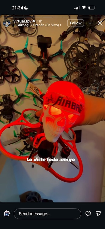 El incidente del dron sorprendió a más de 40 mil fans en el Estadio Vélez Sarsfield