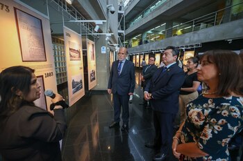 La exposición organizada por el