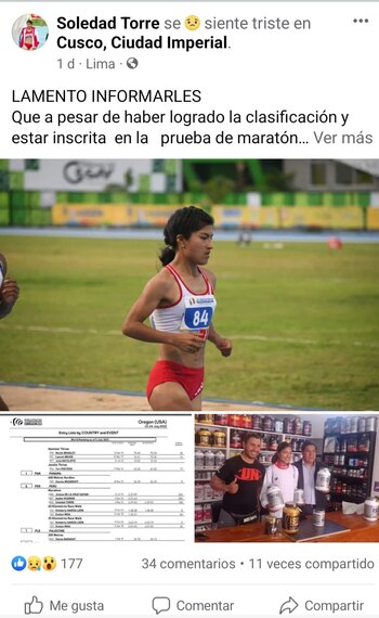 Mensaje de Soledad Torre sobre