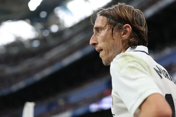 Luka Modric en un partido