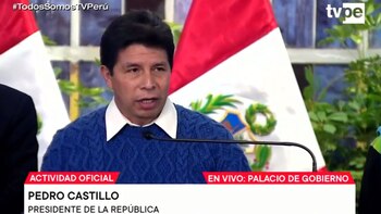 Pedro Castillo, presidente del Perú.
