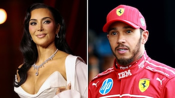 Kim Kardashian y Lewis Hamilton