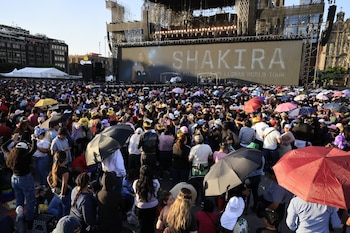Los asistentes al concierto de