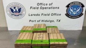 Cocaína decomisada en la frontera