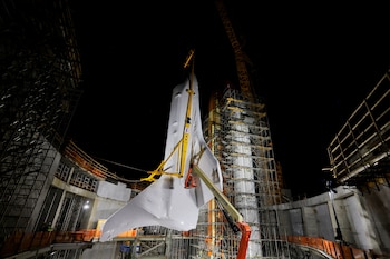 El transbordador espacial impulsó la construcción de la EEI y la diversidad de las tripulaciones (REUTERS/Mike Blake)