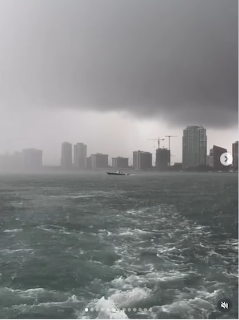 Las tormentas eléctricas en Miami-Dade