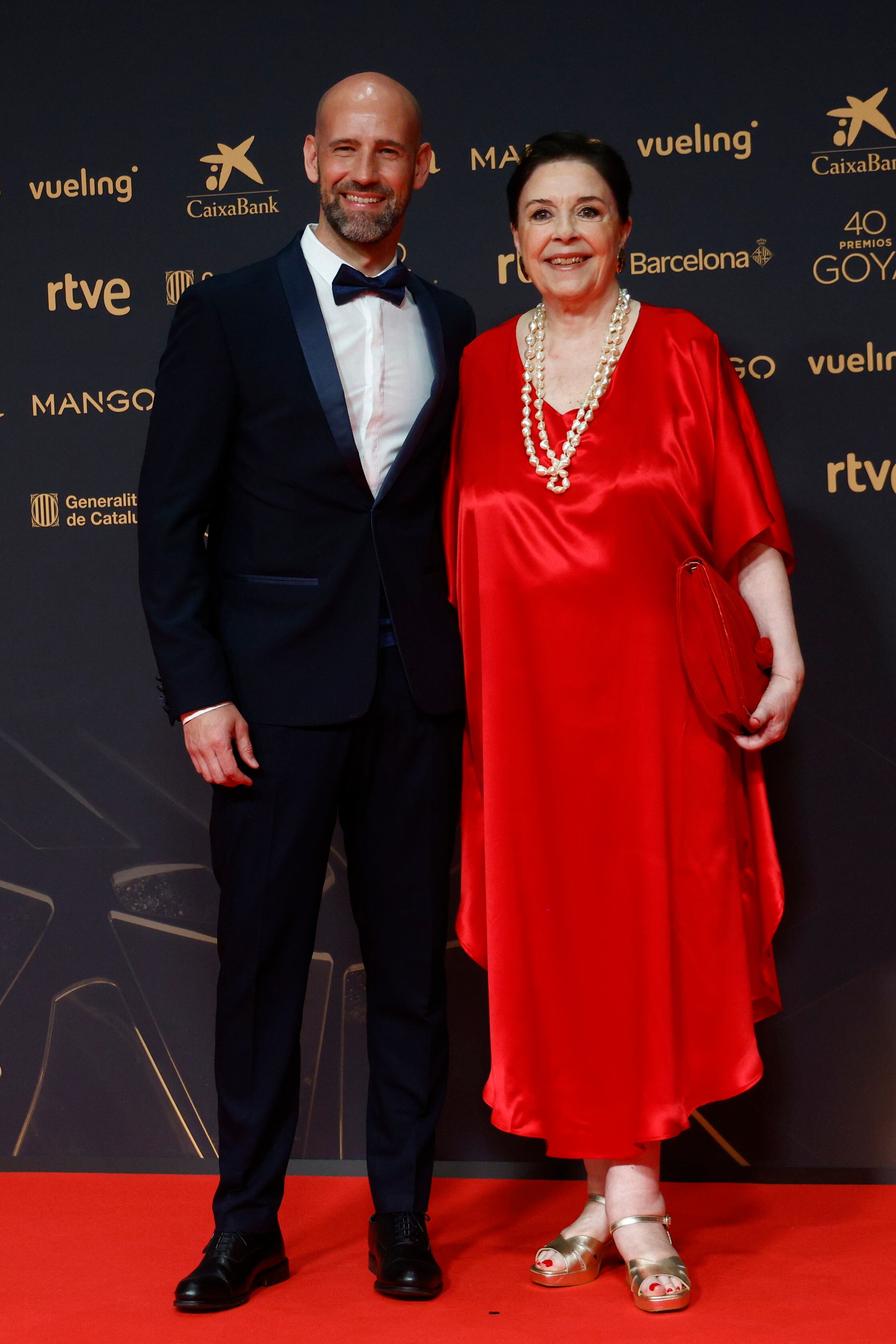 Gonzalo Miró y Mónica Randall en los Goya 2026 (EFE)