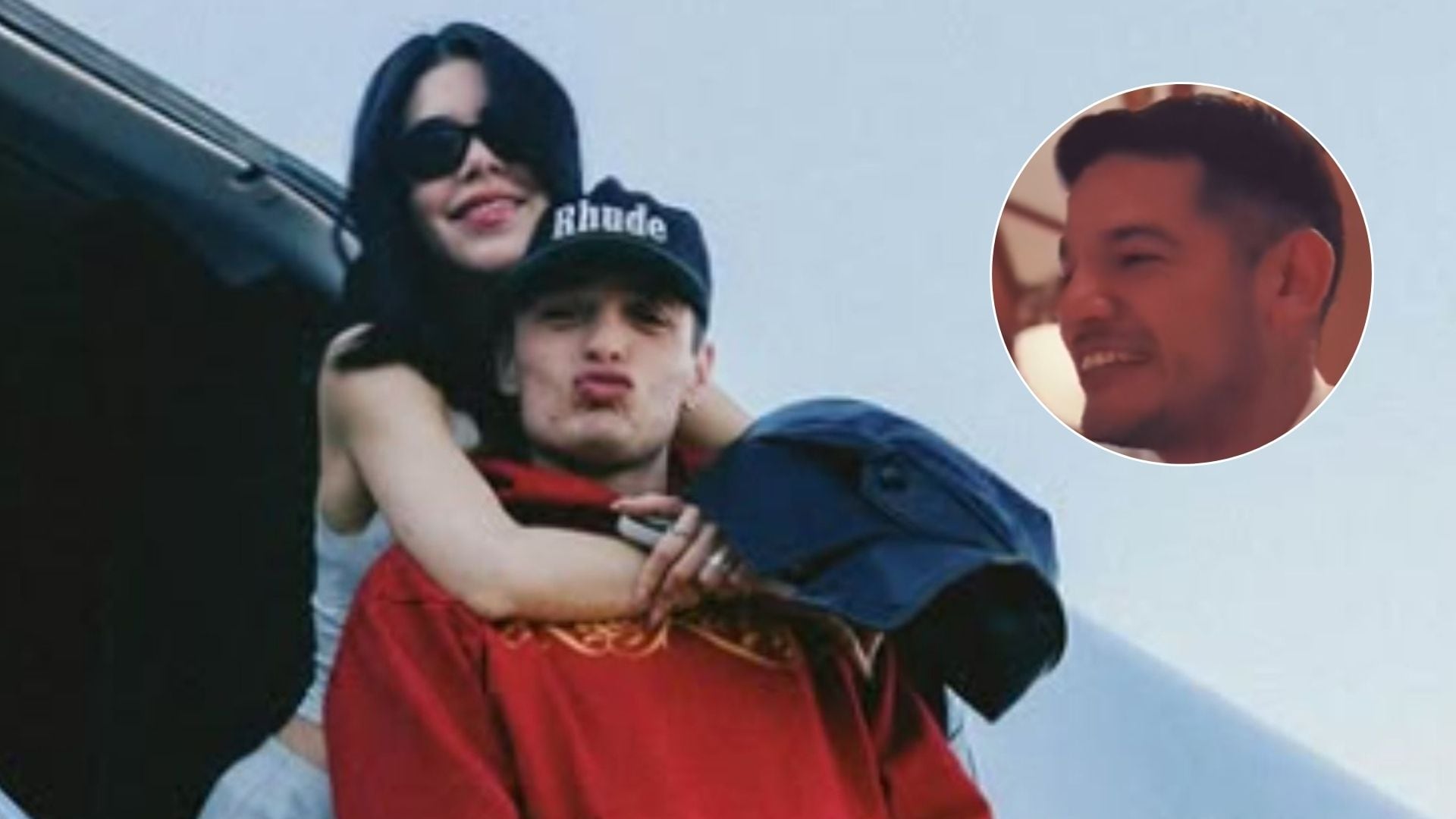 Kenia Os y Peso Pluma generaron revuelo en redes sociales al interactuar con un fan en una videollamada facilitada por el cantante, volviéndose viral en TikTok. (RS)