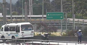 Por este hecho, la movilidad en el sur de la capital esta afectada - crédito @BogotaTransito/X